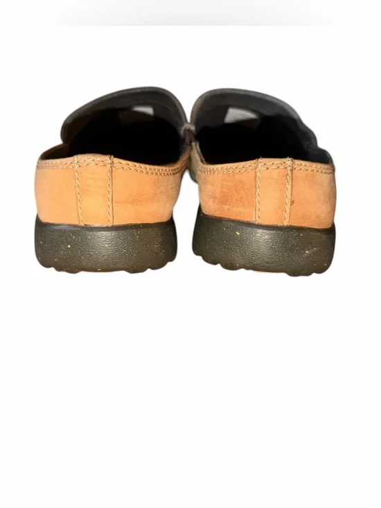 Chaco Java Gray Quinn Slip-On Shoes Womens 8 Wool & Leather Clogs Mules - Picture 4 of 6